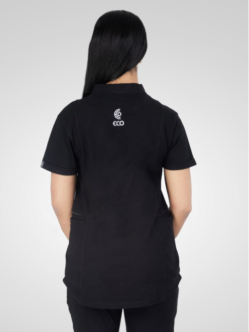 Basics - Scrub Top - Black