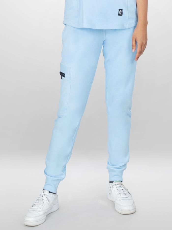 Super - Scrub Joggers - Sky