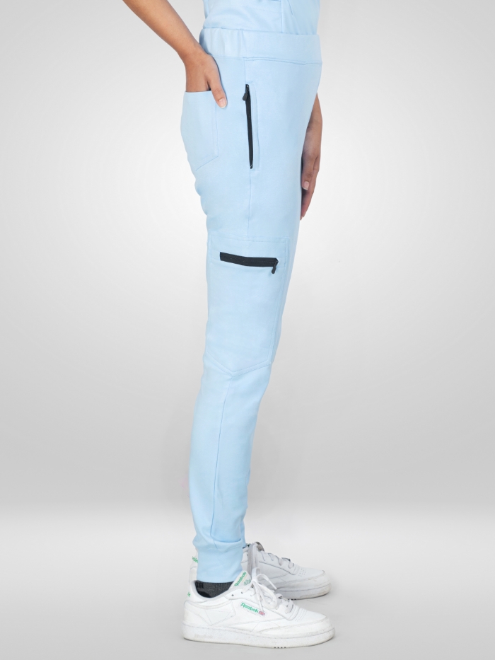 Super - Scrub Joggers - Sky