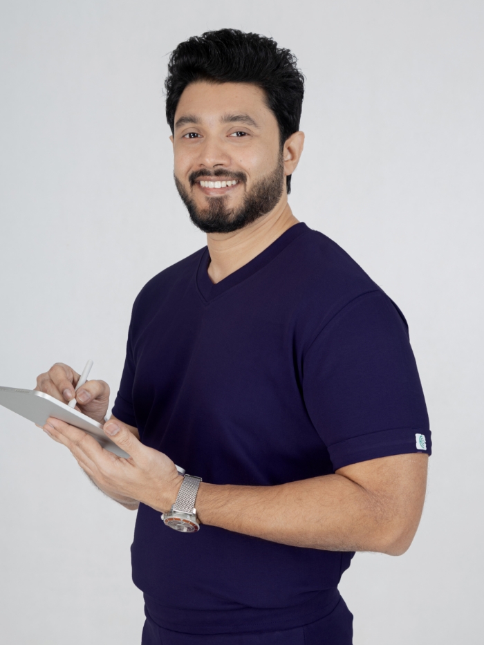 Super - Scrub Top - Navy