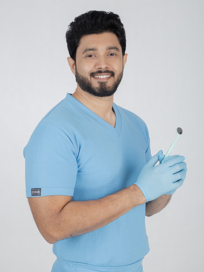 Super - Scrub Top - Sky