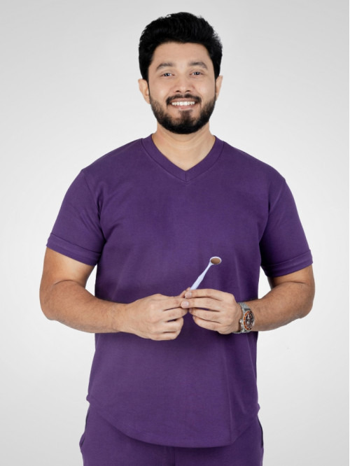 Super - Scrub Top - Viola