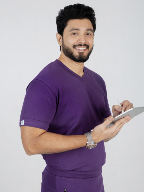 Super - Scrub Top - Viola