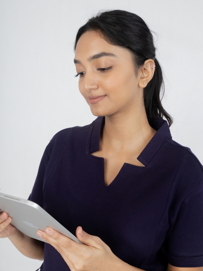Super - Scrub Top - Navy