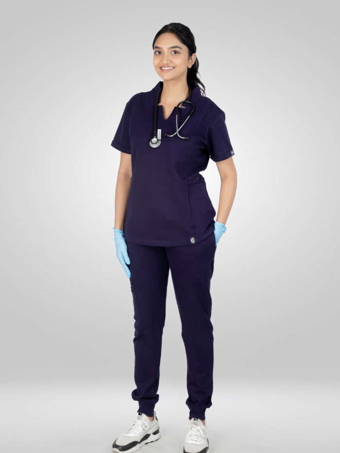 Super - Scrub Joggers - Navy