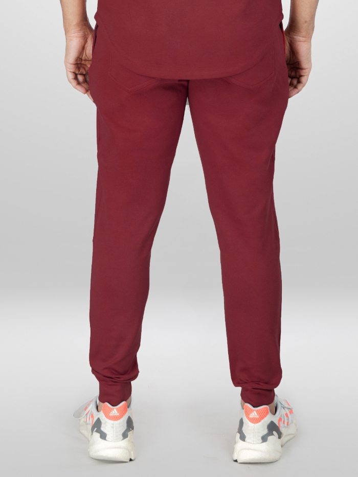 Super - Scrub Joggers - Crimson