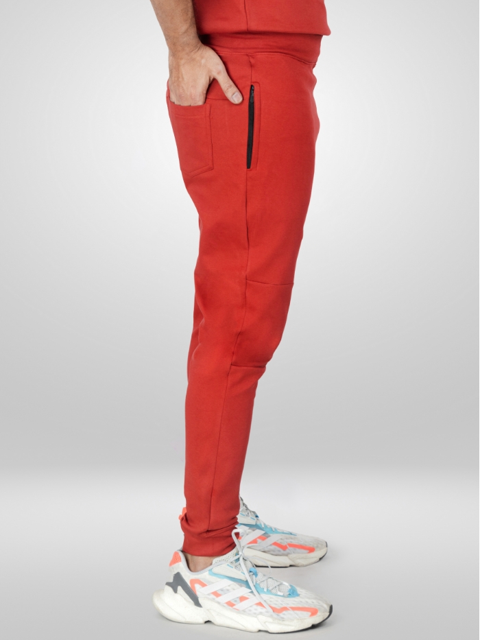 Super - Scrub Joggers - Scarlet